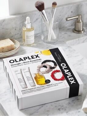 OLAPLEX Strength & Shine Essentials Travel Size Colorful Scrunchie Accents